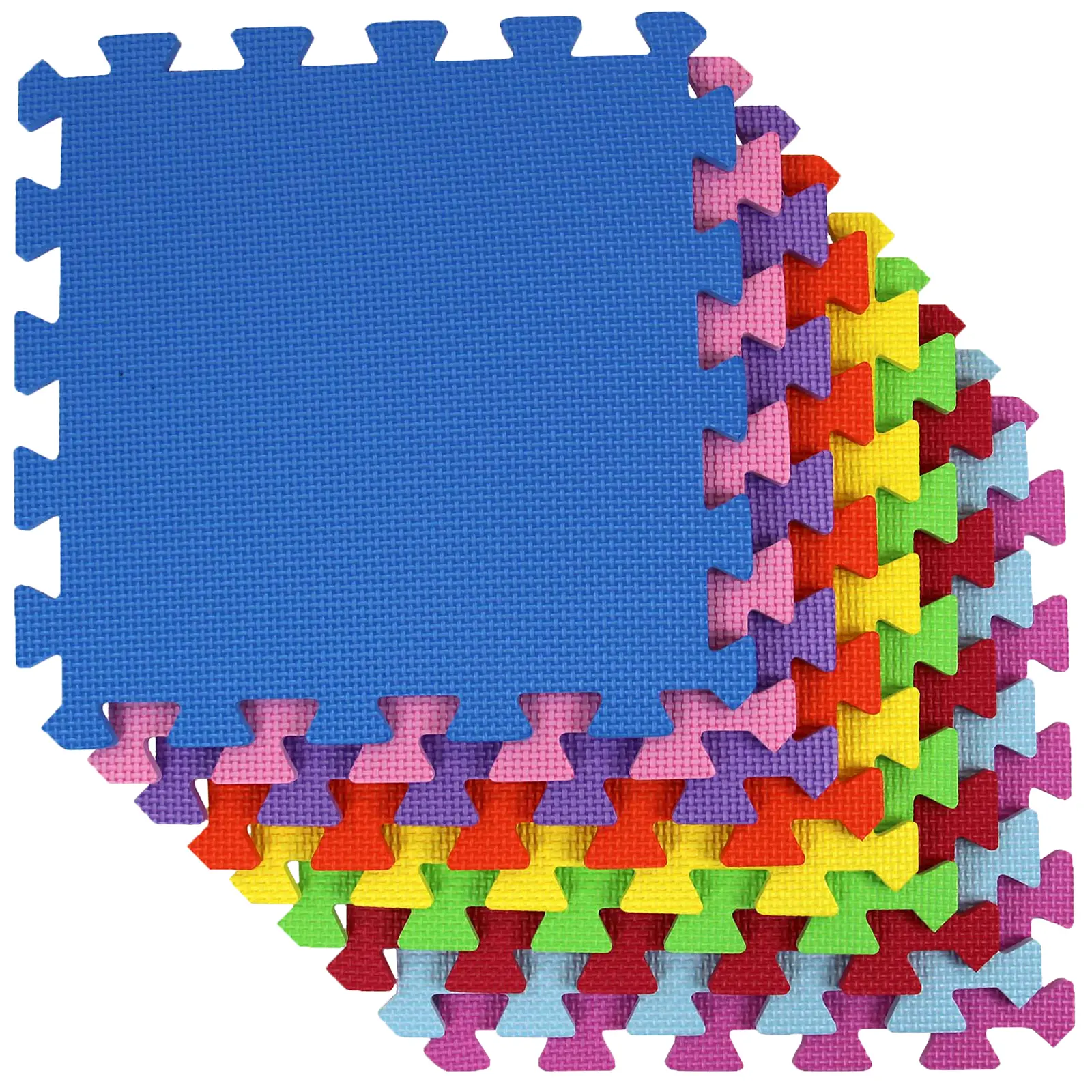 18pc Interlocking Kids Play Mats – Soft Foam Floor Tiles for Playrooms & Nurseries | Actiasmat