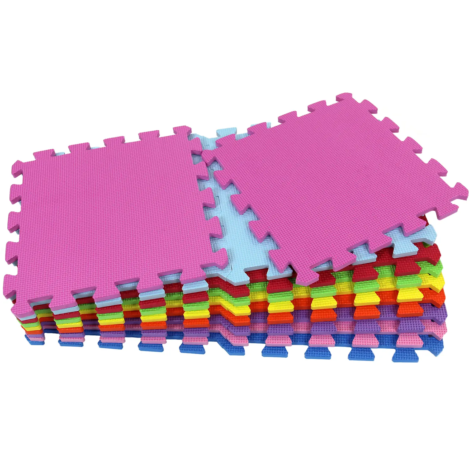 thumbnail image 2 of LAITIMIA Interlocking Foam Floor Tiles – 18 Tiles (17 Sq Ft) – High-Density EVA Play Mats For Gym, Exercise, Kids Playroom 2 of 14