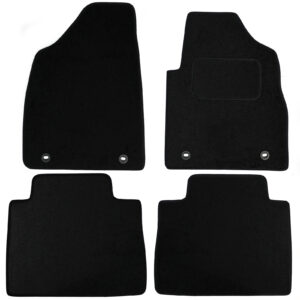 MG HS Automatic/Manual Car Floor Mats Tailored Carpet 2019 onwards 4pc Set Black