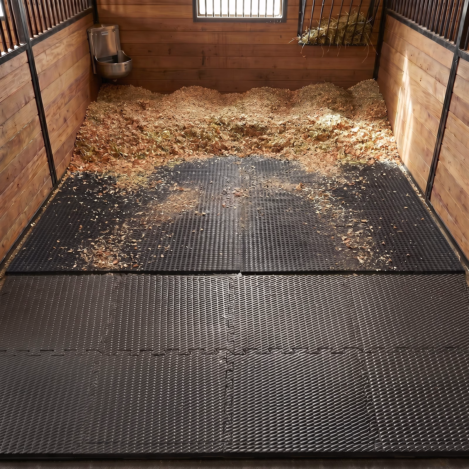 Actiasmat 34mm Interlocking EVA Horse Stable Mats 62x62cm – Cushioned Stable Flooring for Horses, Ponies, Horseboxes & Trailers - Image 13