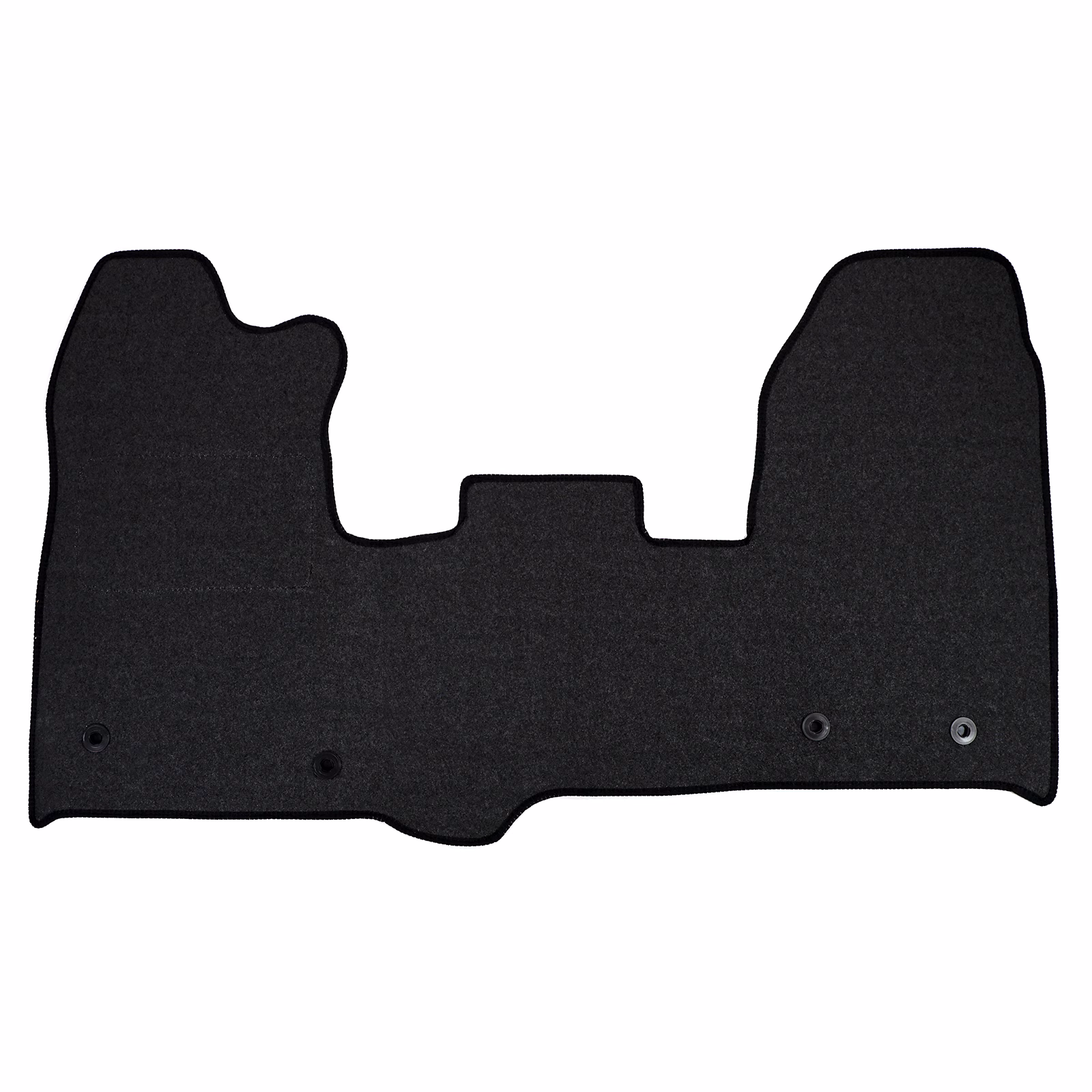 Ford Transit Custom Carpet Floor Mat 2015-2023 – One Piece Full Width Black Van Mat with Heel Pad & Anti-Slip Backing - Image 9